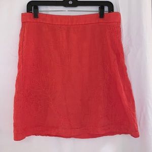 Tommy Bahama coral skirt size 8